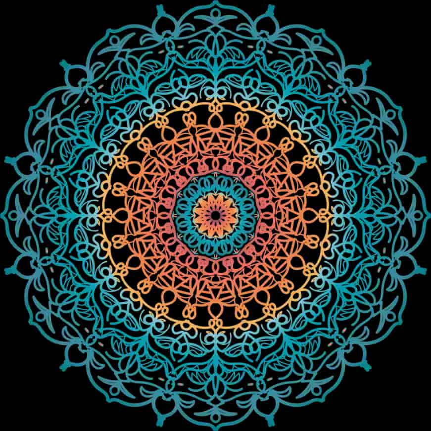 Sacred Chakra symbol background